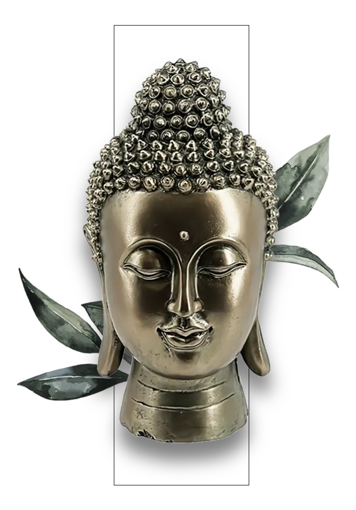 cabeza de buda hindu