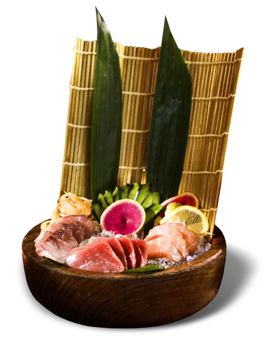sashimis frescos en Restaurante Funky Geisha