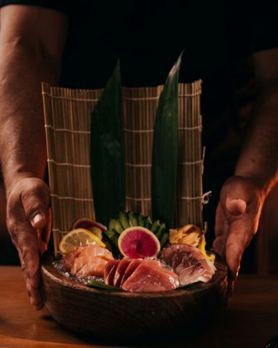 Sashimi and Japanese food in Funky Geisha Los Cabos