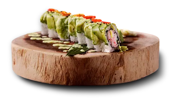 sushi rolls at Funky Geisha Los Cabos